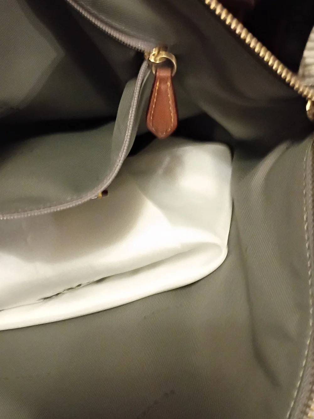 Coach Bella Grey Leather Satchel